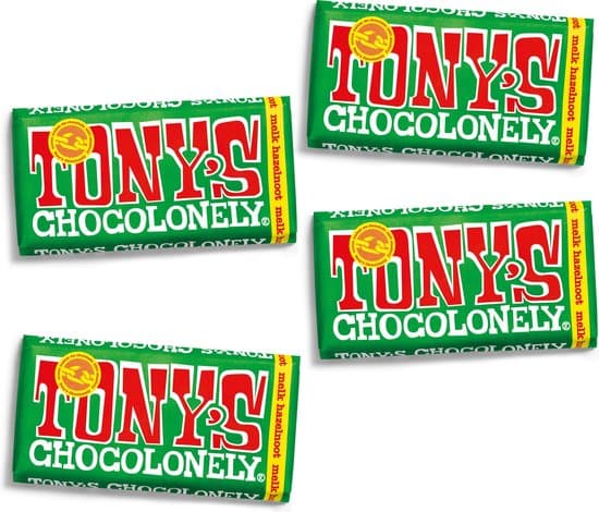 Tony's Chocolonely melk hazelnoot reep 180g — cadeauproduct uit categorie Eten & drinken